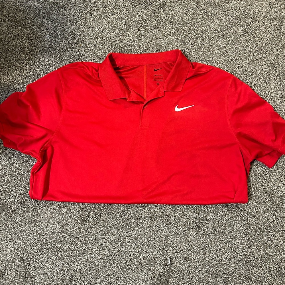 Men’s Nike Dri-Fit Polo Red